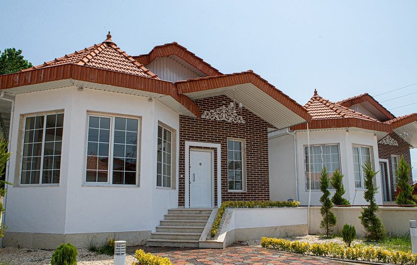 نمای ویلا زیبا کنار