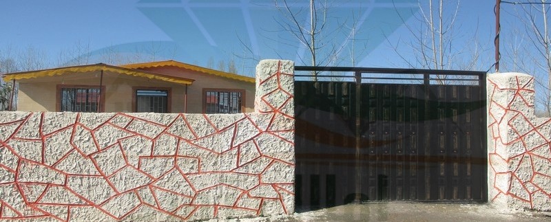 ورودی ویلای فلت جنگلی زیبا کنار